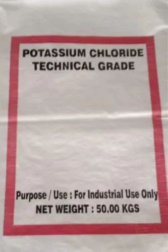 K O Potassium Chloride Kcl For Agri Grade Standard Technical At