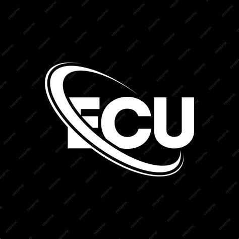 Premium Vector | Ecu logo ecu letter ecu letter logo design initials ...