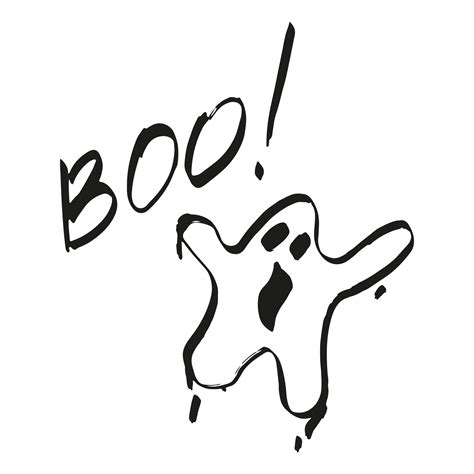 Ghost. Street graffiti style. Hand-drawn wall art. 29129365 Vector Art
