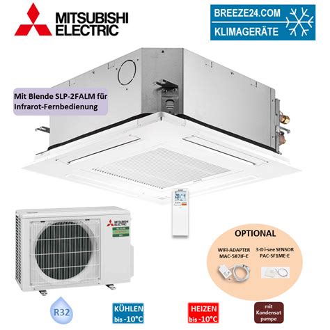 Mitsubishi Electric Set Wege Deckenkassette Kw Slz M Fa