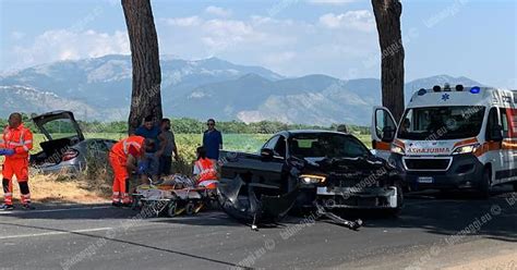 Incidente Stradale Sull Appia Quattro Feriti Di Cui Uno Grave Foto 1