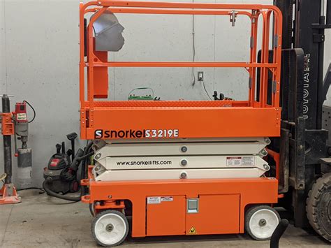 Snorkel S3219E 19' Scissor Lift - Capital Equipment Dealer