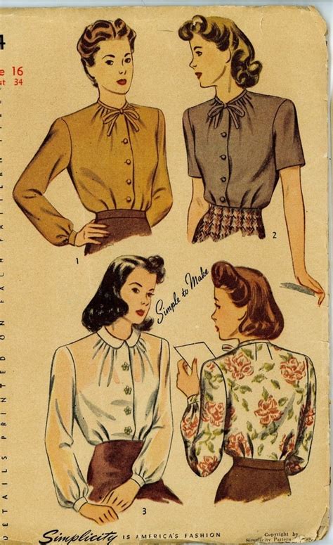 Adored Vintage Vintage Sewing Pattern Of The Day S Simplicity