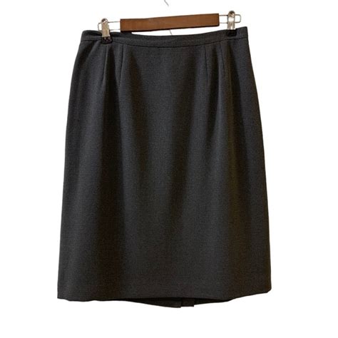 Le Suit Skirts Le Suit Petites Gray Suit Separates Pencil Skirt