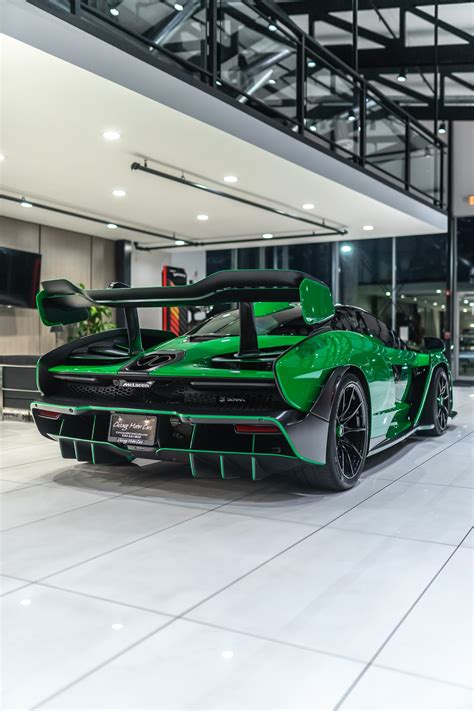 Used 2019 Mclaren Senna Coupe Only 387 Miles Ecj Bespoke Green 169