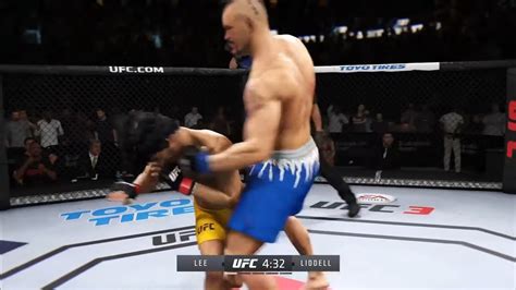 Ufc Bruce Lee Vs Chuck Liddell Bloody Knockouts Youtube