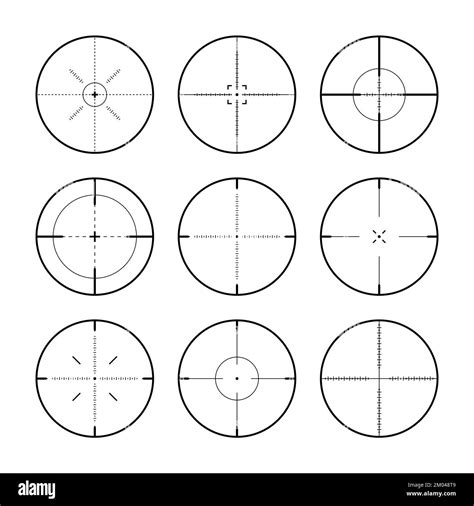 Various Sniper Rifle Sights Weapon Optical Scope Crosshair Hunting