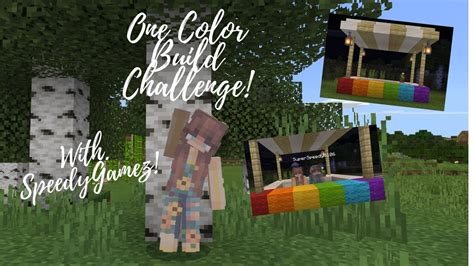 One Color Build Challenge Ft Speedygamez Youtube