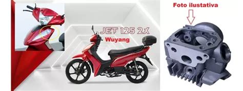 Cabecote Shineray Wuyang Jet 2x 125cc Frete grátis