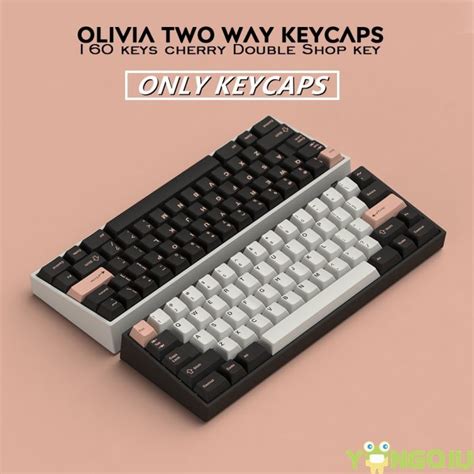 Yongqiu Keys Pbt Keycaps Double Shot Cherry Profile Gmk Olivia For