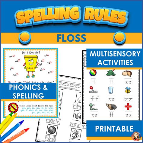 Spelling Rules The Flsz Floss Rule Activities Made By Teachers