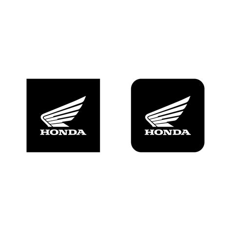 Honda logo black and white PNG 24555418 PNG