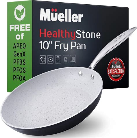 Mueller 10 Inch Non Stick Frying Pans No PFOA Or APEO Heavy Duty