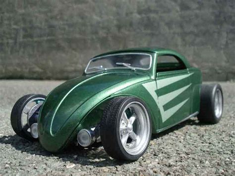 Miniature Volkswagen Kafer Hot Rod Solido Hot Rod Coccinelle The