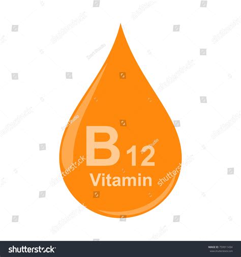 Vitamin B12 Icon Stock Vector Royalty Free 759911434 Shutterstock