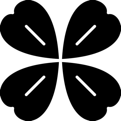 Four Leaf Clover Icon Style 21531193 Vector Art at Vecteezy