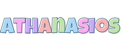 Athanasios Logo | Name Logo Generator - Candy, Pastel, Lager, Bowling ...