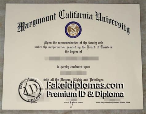 Purchase Marymount California University degree in Business