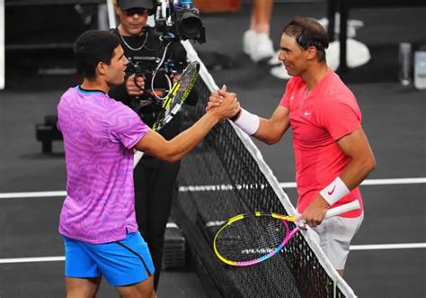 Emoción En Las Vegas Alcaraz Se Impone A Nadal En Una Celebración Del