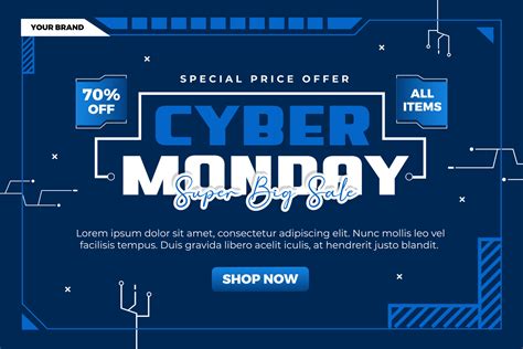 Cyber Monday Background Design Template 13678901 Vector Art At Vecteezy