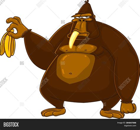 Grumpy Gorilla Cartoon Image And Photo Free Trial Bigstock