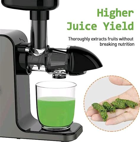 WHALL Slow Juicer Masticating Juicer Celery Juicer Machines Cold