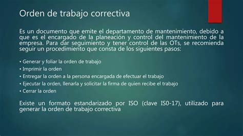 Taxonomía de los tipos de mantenimiento y conservación industrial pptx