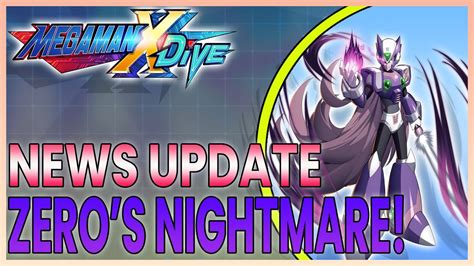 Zero Nightmare Gangsta Girl Eratoeir Mega Man X Dive Weekly Update