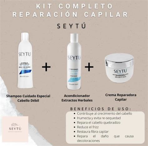 Kit Capilar Seytú Productos para el acné Seytu maquillaje