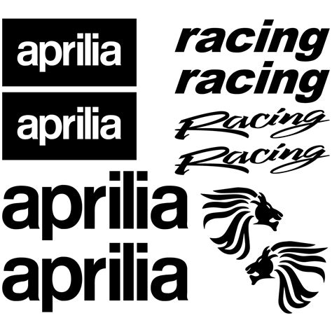 Naklejkascienna Naklejka Cienna Aprilia Racing