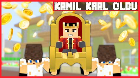 KAMİL 24 SAAT BOYUNCA KRAL OLDU Minecraft ZENGİN FAKİR HAYATI