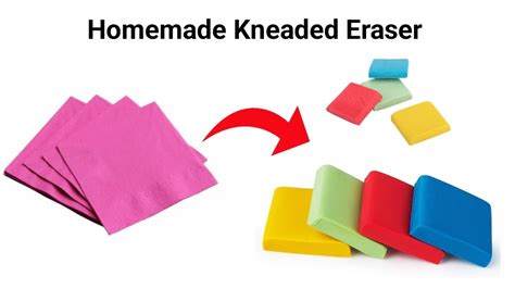 How To Make Eraser At Home How To Make Kneaded Eraser At Home