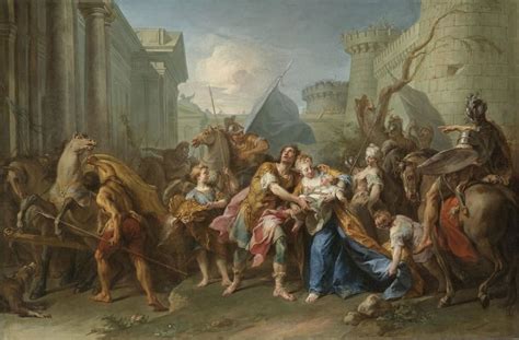 The Farewell Of Andromache And Hector Painting Jean Restout Oil Paintings