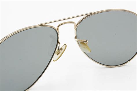 Authentic 1960s Aviator Sunglasses Optisol Crystal Lenses And Etsy