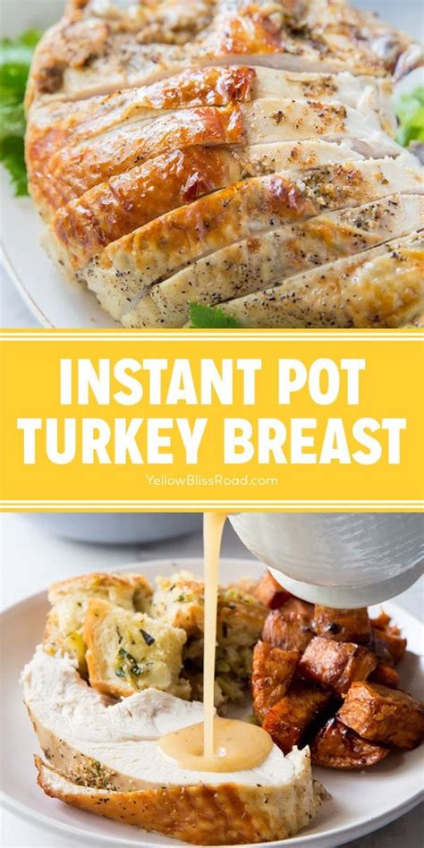 Instant Pot Turkey Breast Recipe Turkey Breast Making Turkey Gravy