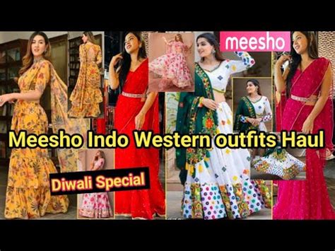 Meesho Haul | Meesho Designer Indo-Western Dress/Saree Haul💃Meesho Lehnga/Kurta Sets/Gown Haul ...