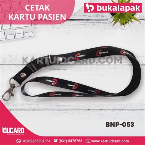 Jual Custom Tali Lanyard Tali Id Card Poly Printing Cm Plus