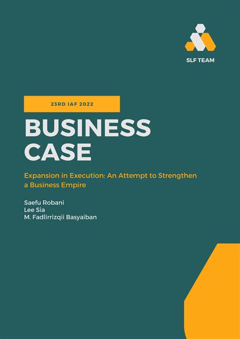 Case Study Of Mergers And Acquisitions Slf Team Business Case