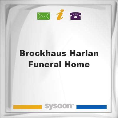 Brockhaus-Harlan Funeral Home, Directory 7705 - Sysoon