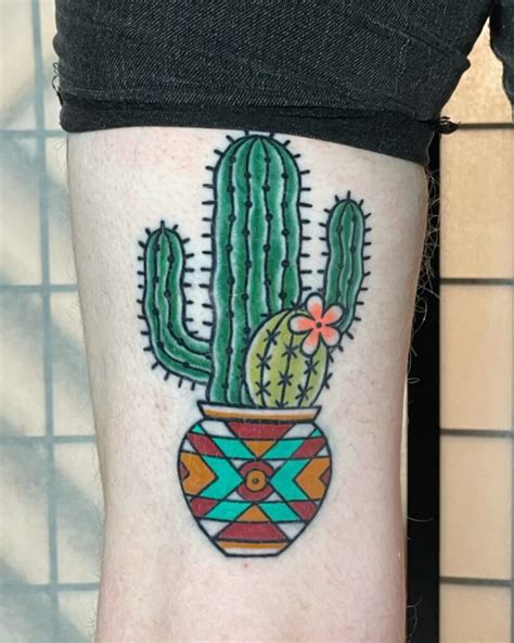 Top 69 Minimalist Cactus Tattoo Super Hot In Coedo Vn