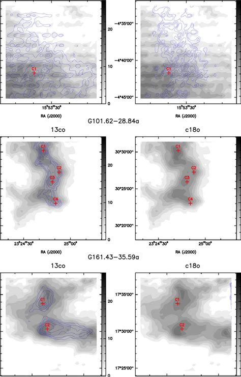 Three Examples Of CO Integrated Intensity Maps Figures For The Total