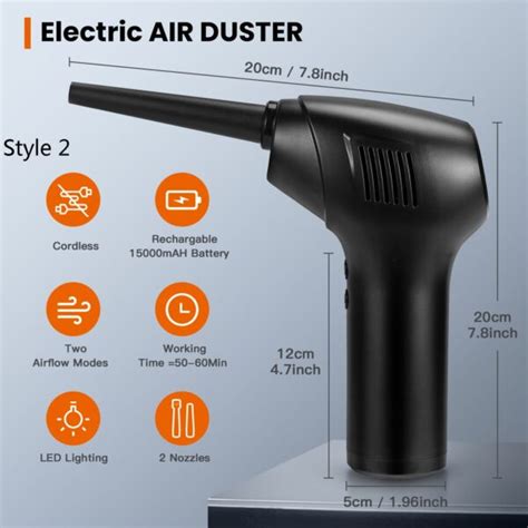 Wireless Air Duster Portable Dust Cleaning Solution