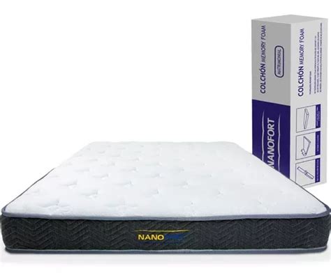 Colchon Memory Foam Cama Matrimonial Tecnologia Max Confort