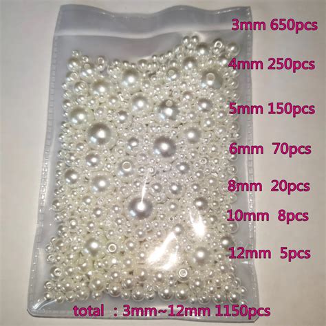 Perles Rondes En Plastique Perfor Es Mm Perles Breloque