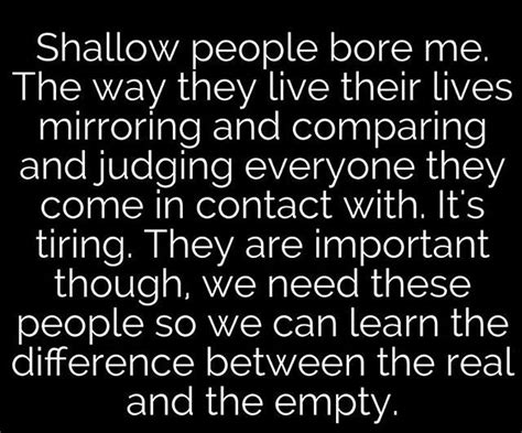 Shallow people – Artofit