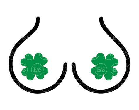 Clover Nipples Svg Tits Svg Boobs Svg Vector Cut File For Etsy Canada