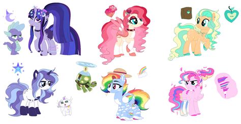 Personality Swap Mane 6 Au By Mh Verse On Deviantart