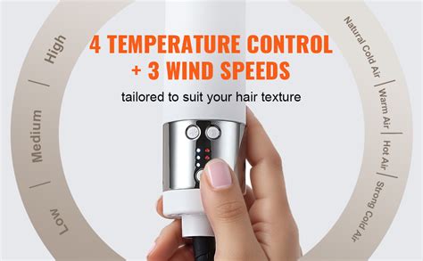 Vevor Hair Dryer Brush Ionic Hot Air Styler With Brushes For Drying Volumizing Vevor Eu