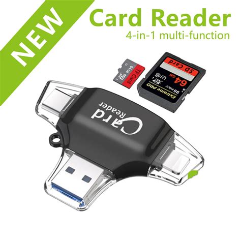 Mini Lecteur De Cartes Flash Usb Otg Adaptateur De Type C Pour Iphone