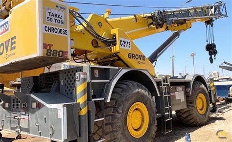 Grove Rt880e 80 Ton Rough Terrain Crane For Sale Hoists And Material